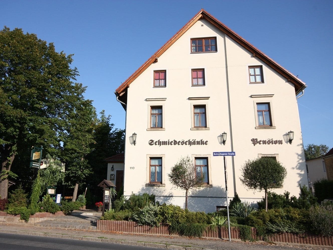 Pension Schmiedeschänke Dresden Exterior foto